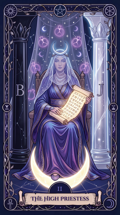The High Priestess Tarot Card