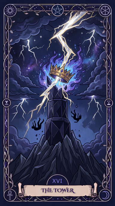 The Tower Tarot Card