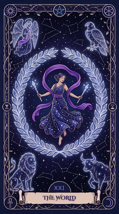The World Tarot Card