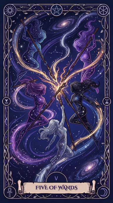 Five of Wands